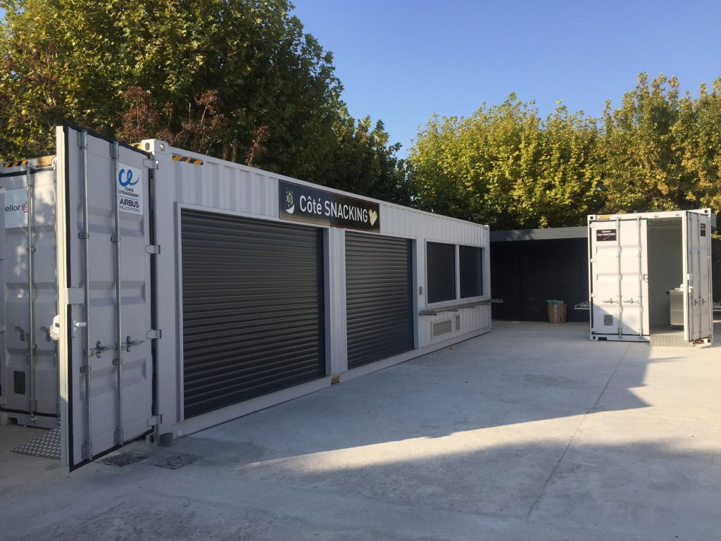 Container bar container magasin hedimag module H container évènementiel pop-up store container boutique container showroom container restauration