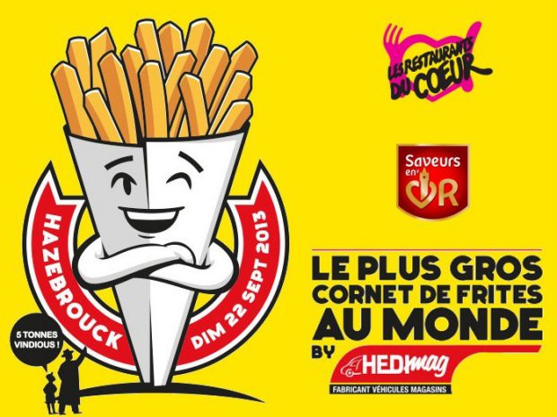 Le plus gros cornet de frites au monde c&rsquo;est ce week-end !