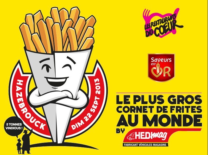 Plus gros cornet de frites au monde