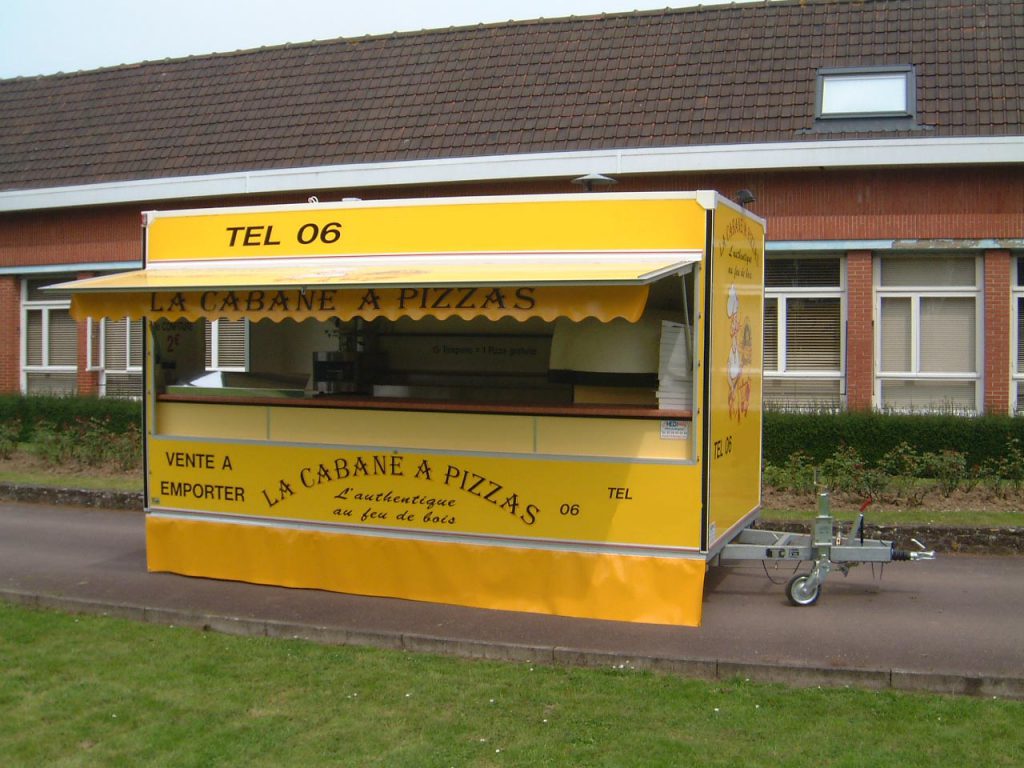Remorque Pizza Pates Re 450 Hedimag