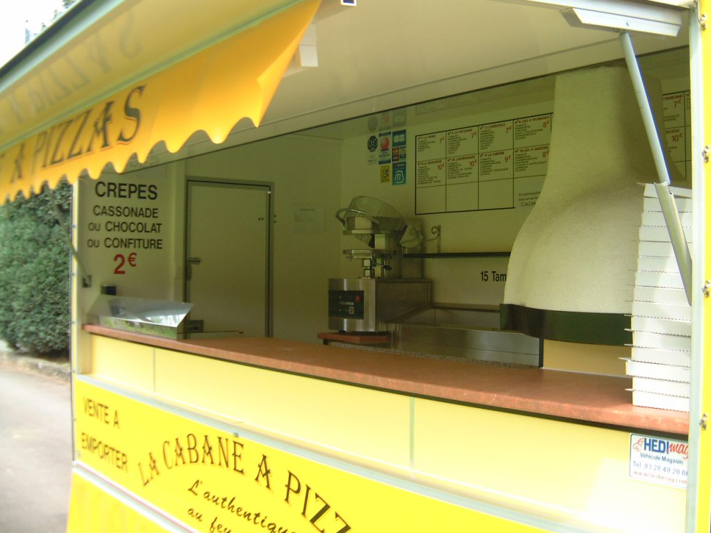Remorque Pizza Pates Re 450 Hedimag