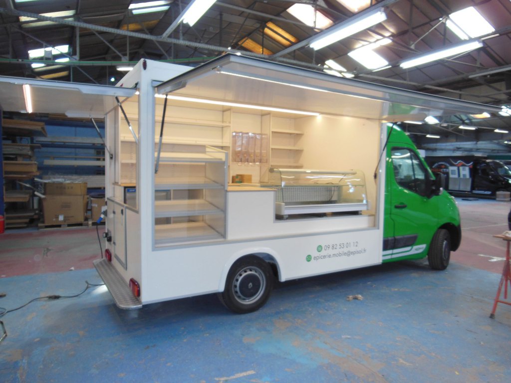 camion épicerie fine vrac Hedimag camion café thés