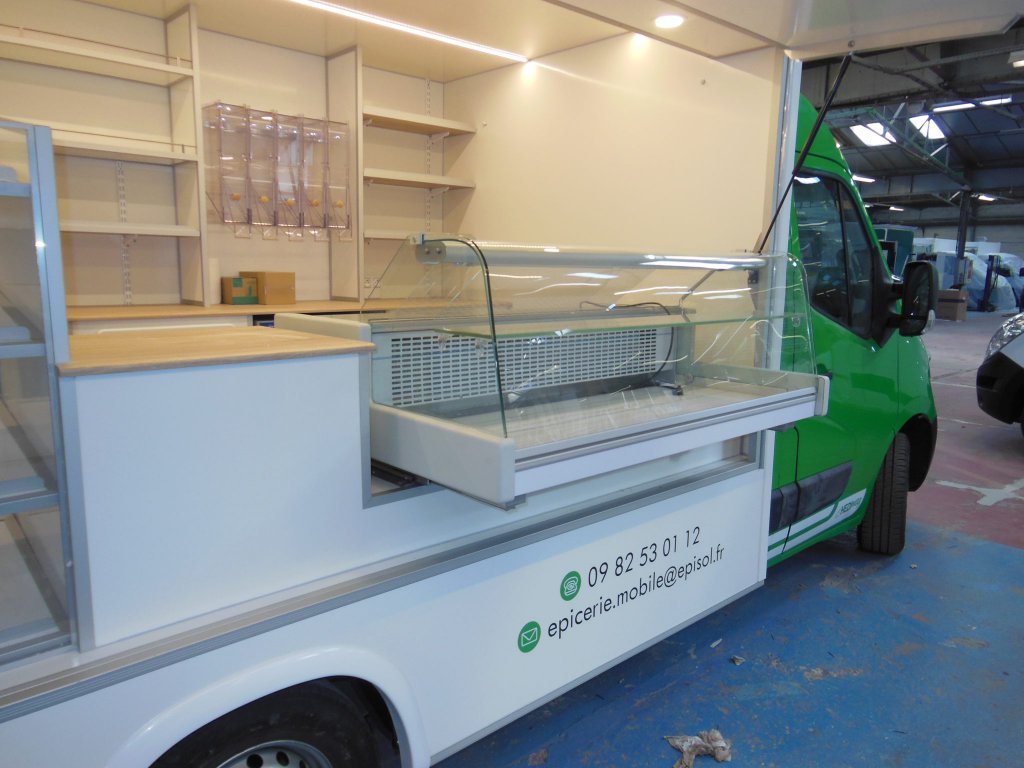 camion épicerie fine vrac Hedimag camion café thés