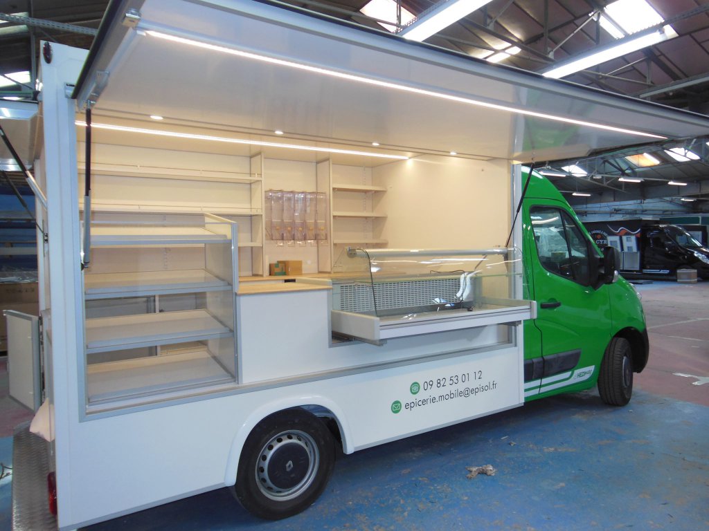 camion épicerie fine vrac Hedimag camion café thés
