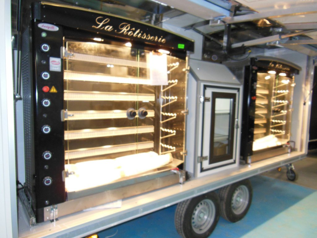 remorque rôtisserie 4m remorque rôtisserie 4,50m remorque hedimag