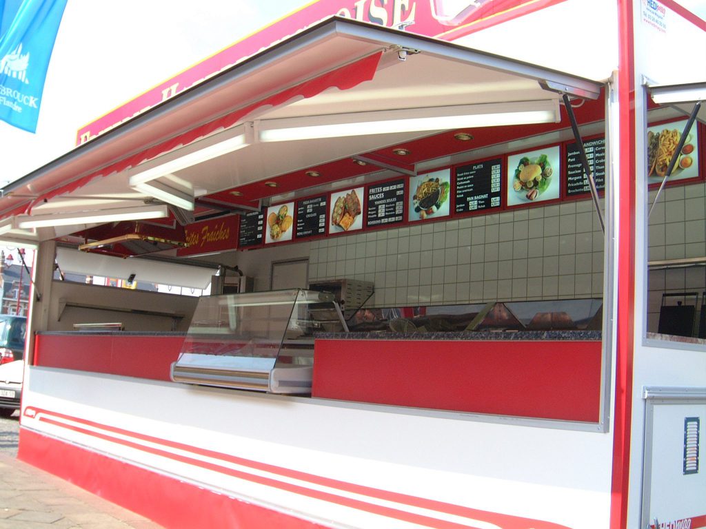 remorque 700 pro friterie hedimag remorque friterie