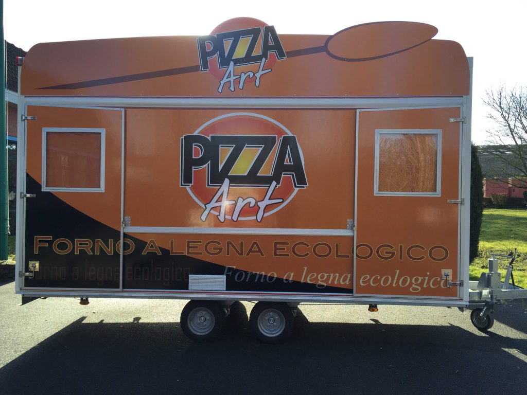 Remorque Pizza Pates Re 450 Hedimag