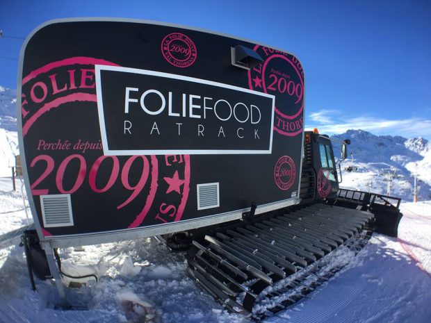 food truck dameuse cellule snow taille L dameuse déneigeuse ratrack folies douces