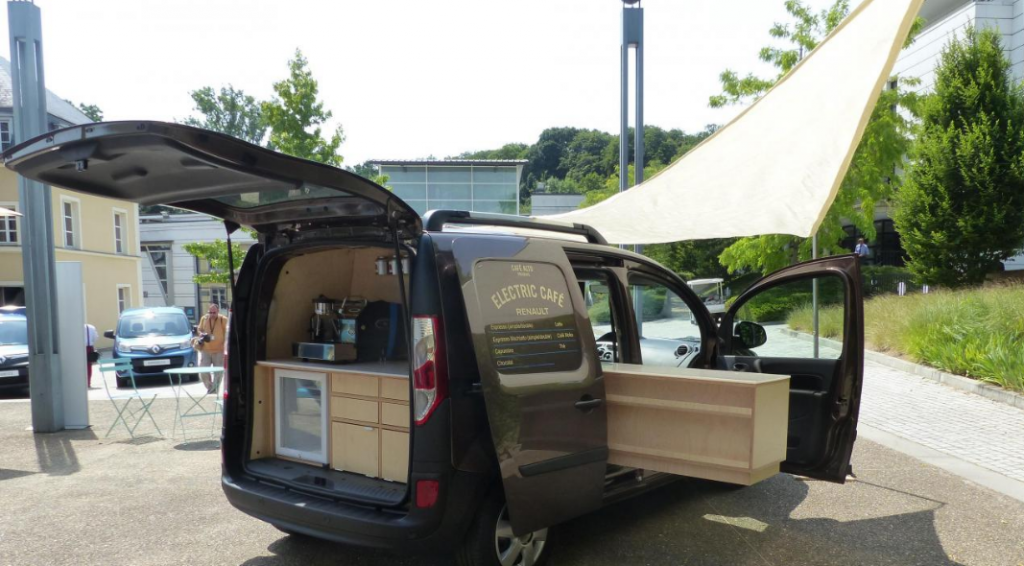 camion café mobile électrique