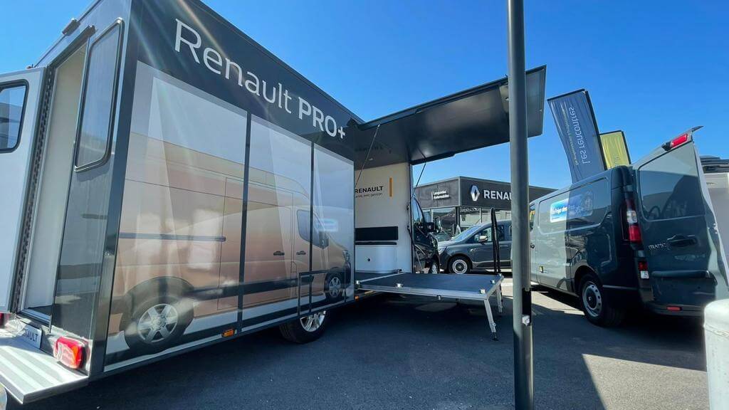 Camion podium Renault Hedimag