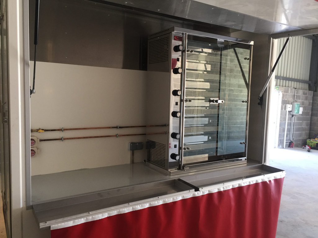 R2600 Rôtisserie remorque rôtisserie