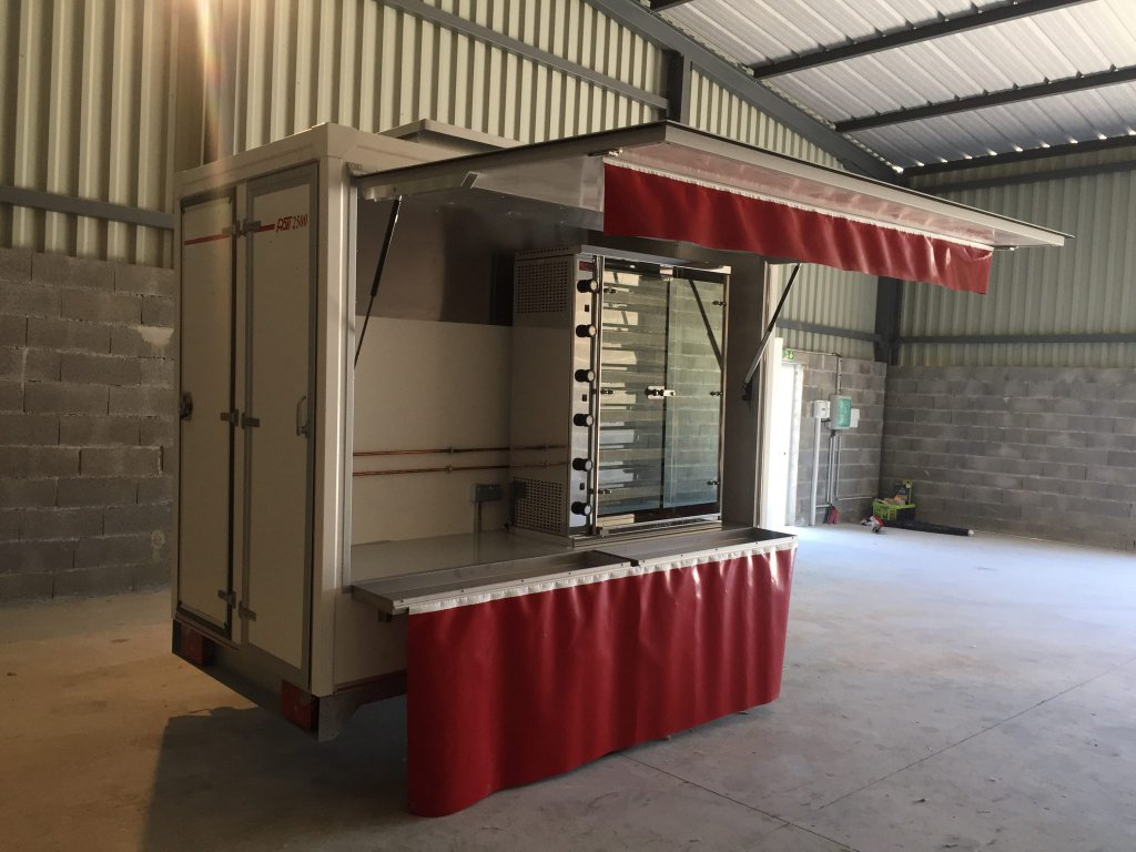 R2600 Rôtisserie remorque rôtisserie