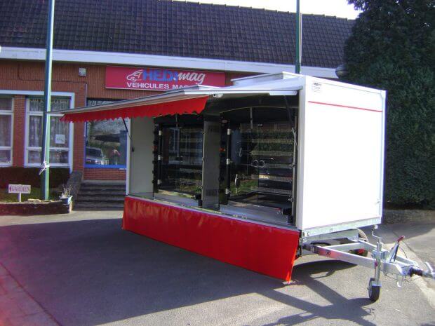 Remorque rôtisserie