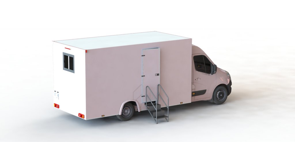 camion coiffure barber truck barbier mobile