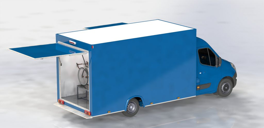 Camion atelier et showroom camion showroom mobile