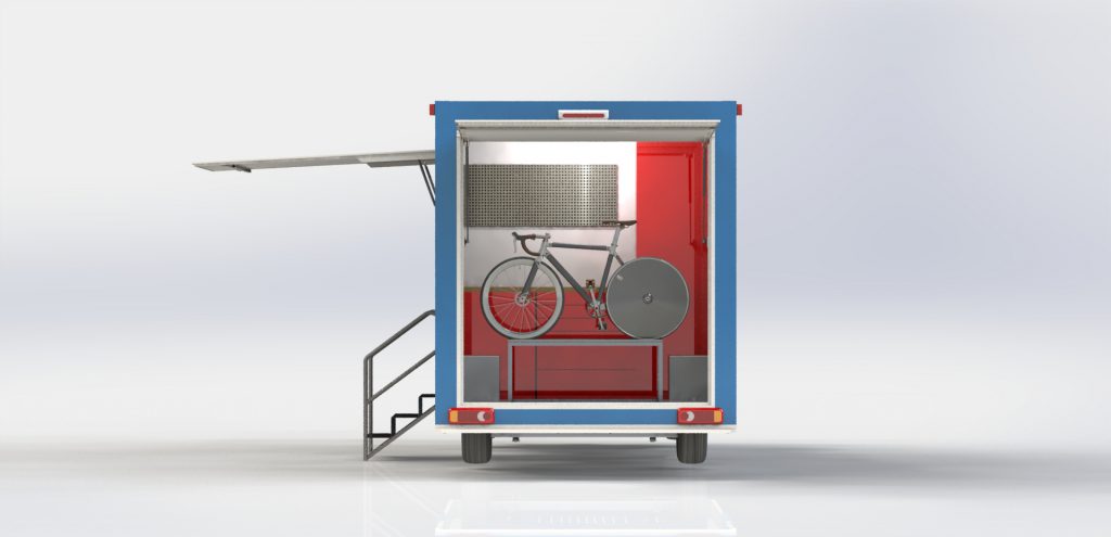 Camion atelier et showroom camion showroom mobile