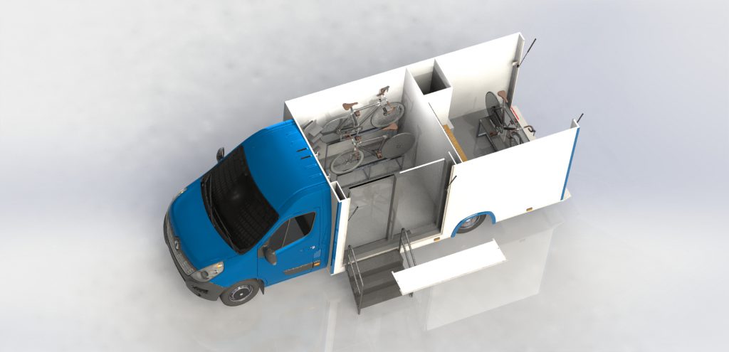 Camion atelier et showroom camion showroom mobile