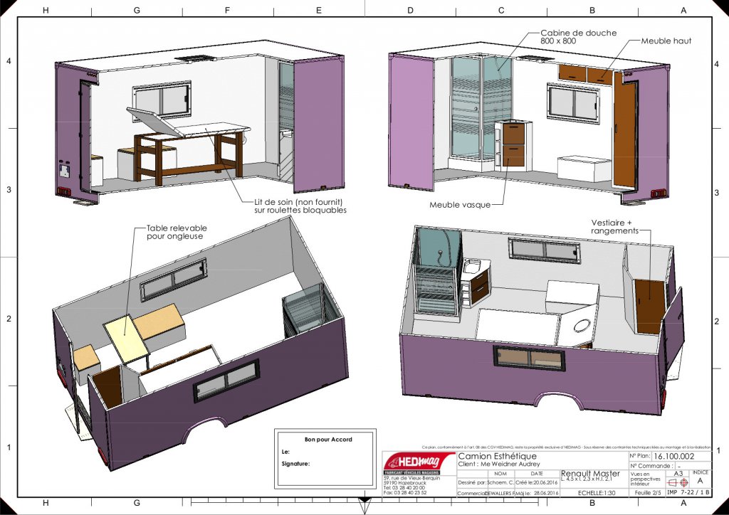 camion coiffure barber truck barbier mobile