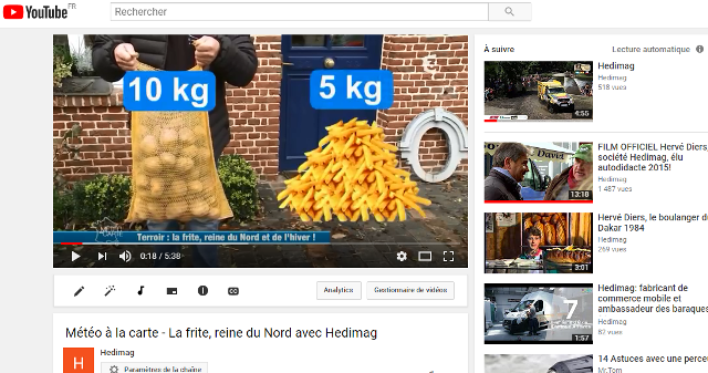 Vidéo météo à la carte