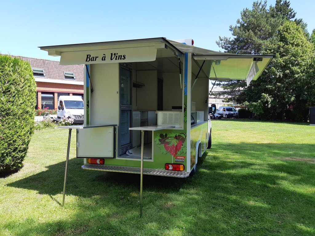 wine truck bar à vins mobile bar à bières brasserie mobile