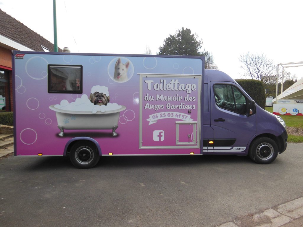 camion toilettage mobile