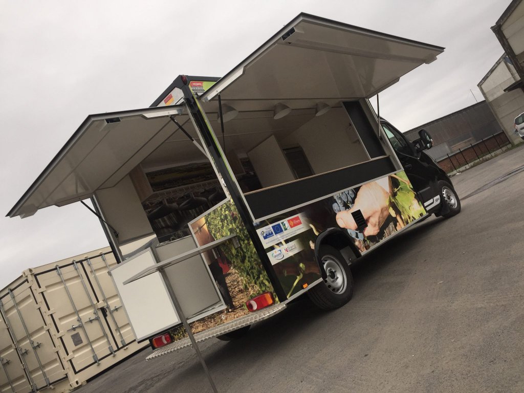 wine truck bar à vins mobile bar à bières brasserie mobile