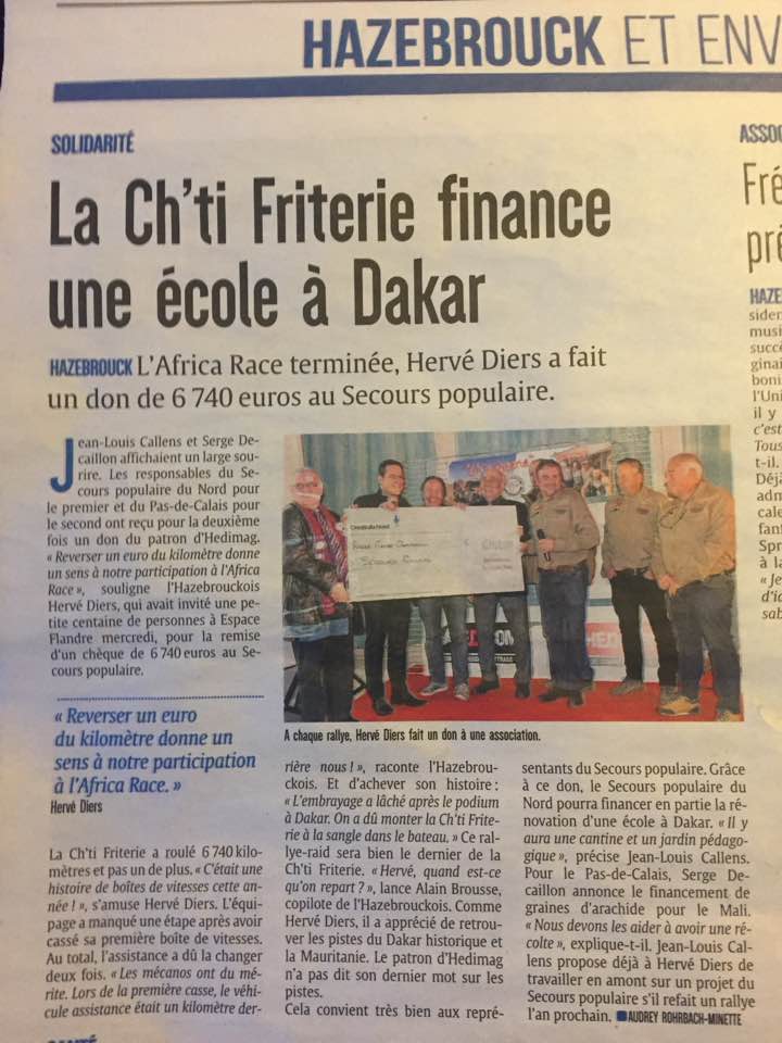 Hedimag aide au financement d'une école à Dakar l'indicateur