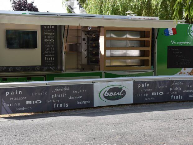 Camion PL boulangerie mobile avec four à granulés