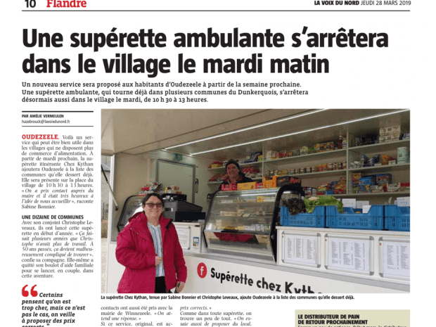 Une supérette ambulante pour les villages sans commerce