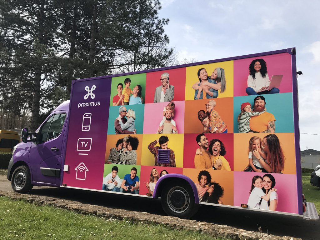 camion bureau hedimag proximus