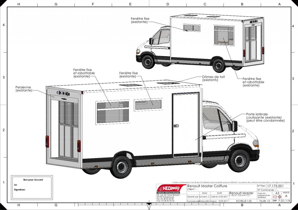 camion coiffure barber truck barbier mobile