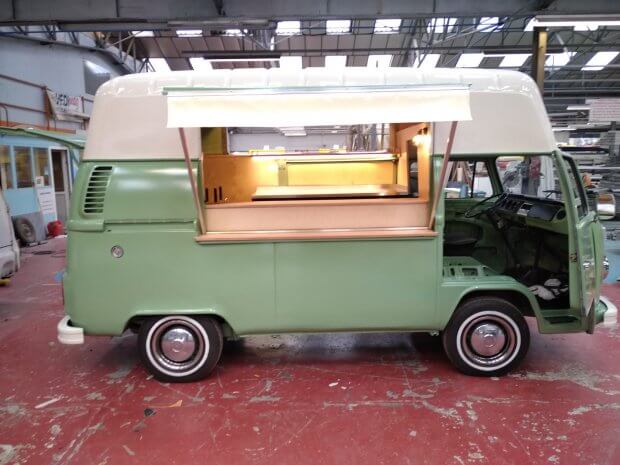food truck vintage cuisine italienne