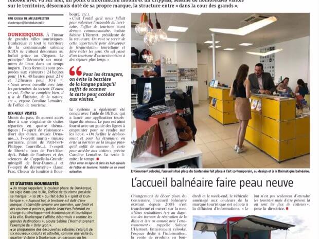 L&rsquo;accueil balnéaire de Dunkerque devient mobile