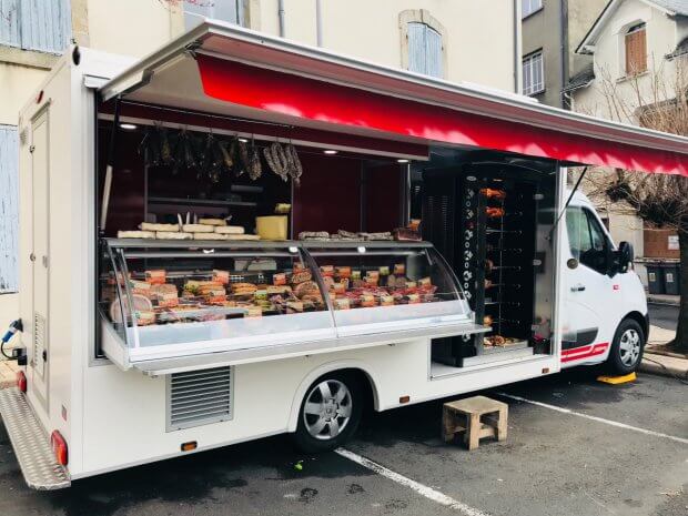Charcuterie ambulante camion hedimag