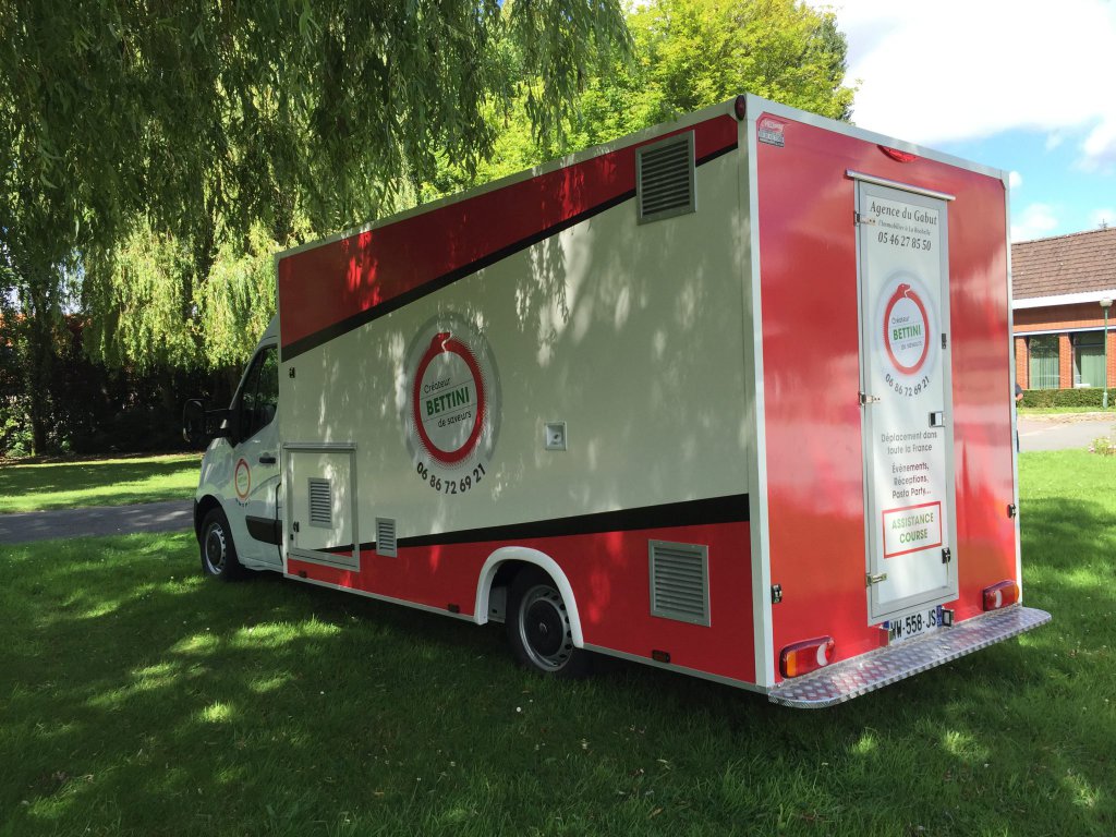 camion pizza électrique