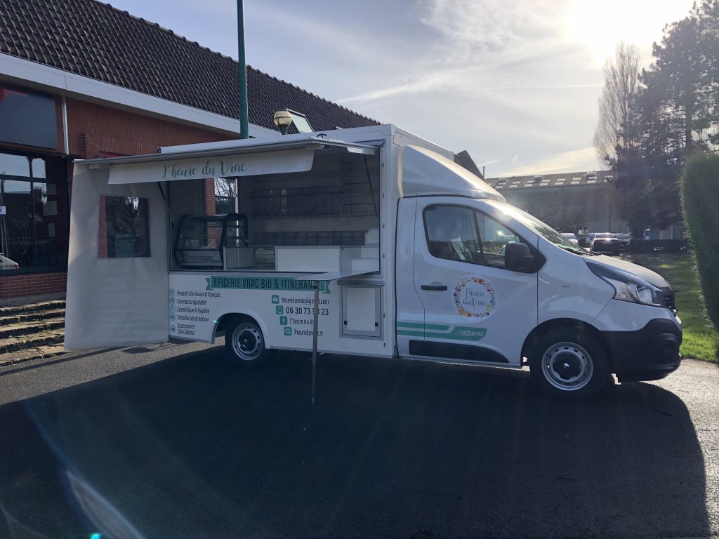 Camion vrac épicerie Camion magasin boutique Hedimag