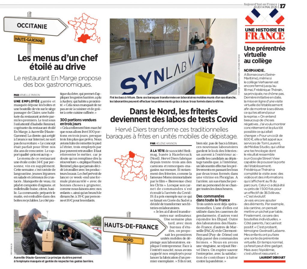 Remorques Covid Synlab