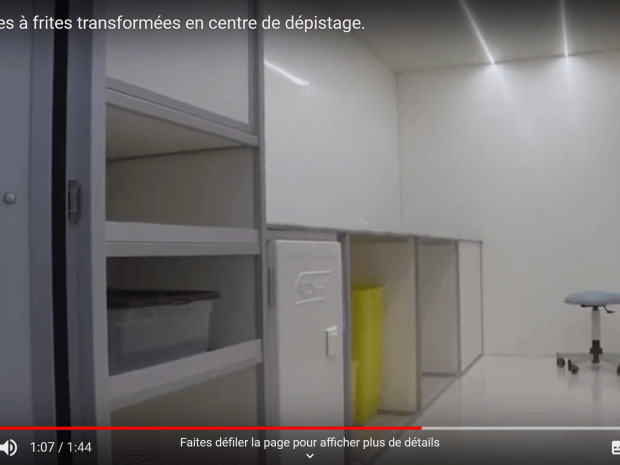 Des baraques à frites transformées en centres de dépistage