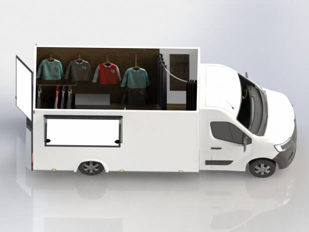 Camion fashion truck vêtements