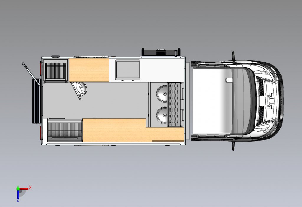 Plan de camion friterie Hedimag