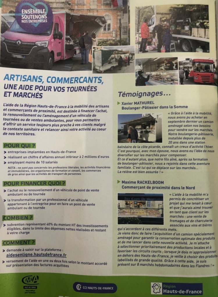 article Subvention hauts de france