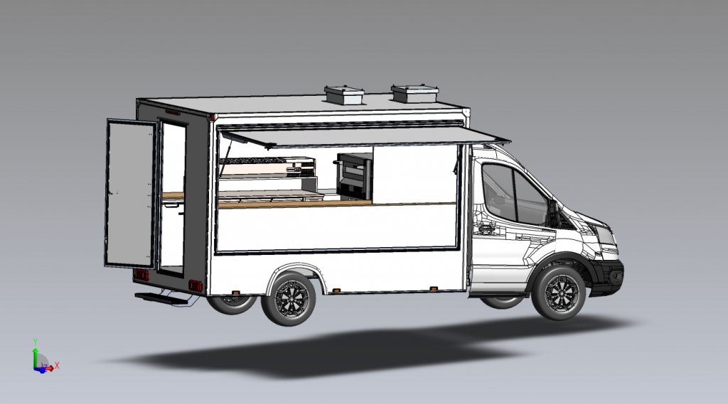 Camion pizza Gaz vente mobile