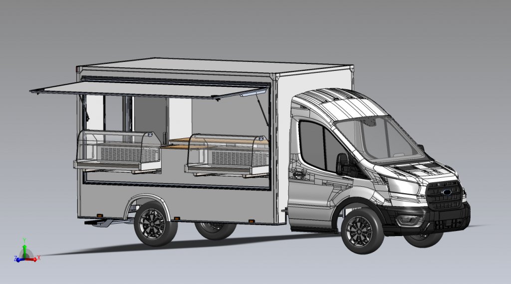 Camion traiteur Gaz plan de fabrication
