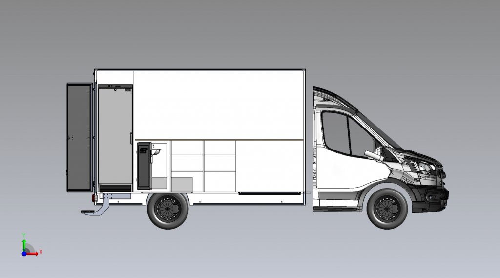 Camion traiteur Gaz plan de fabrication