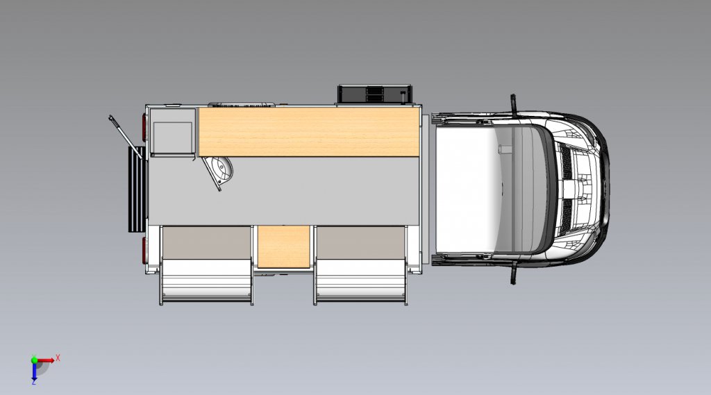 Camion traiteur Gaz plan de fabrication