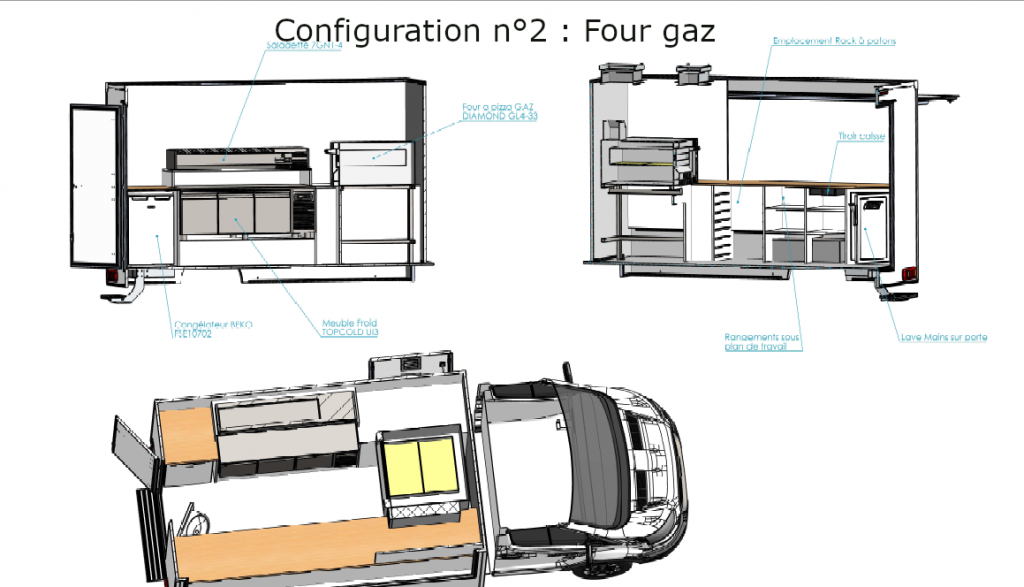 Camion pizza access Hedimag