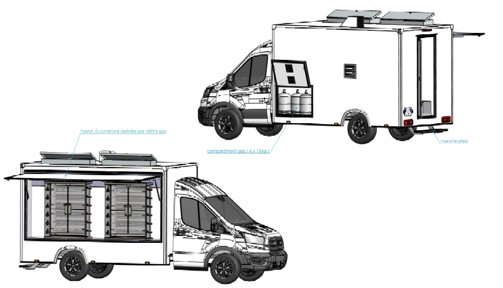 Camion rotisserie access Hedimag 2