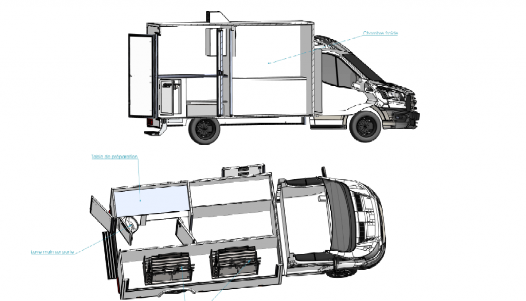 Camion rotisserie access Hedimag 2