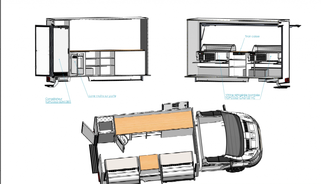 Camion traiteur crêpes access Hedimag 2