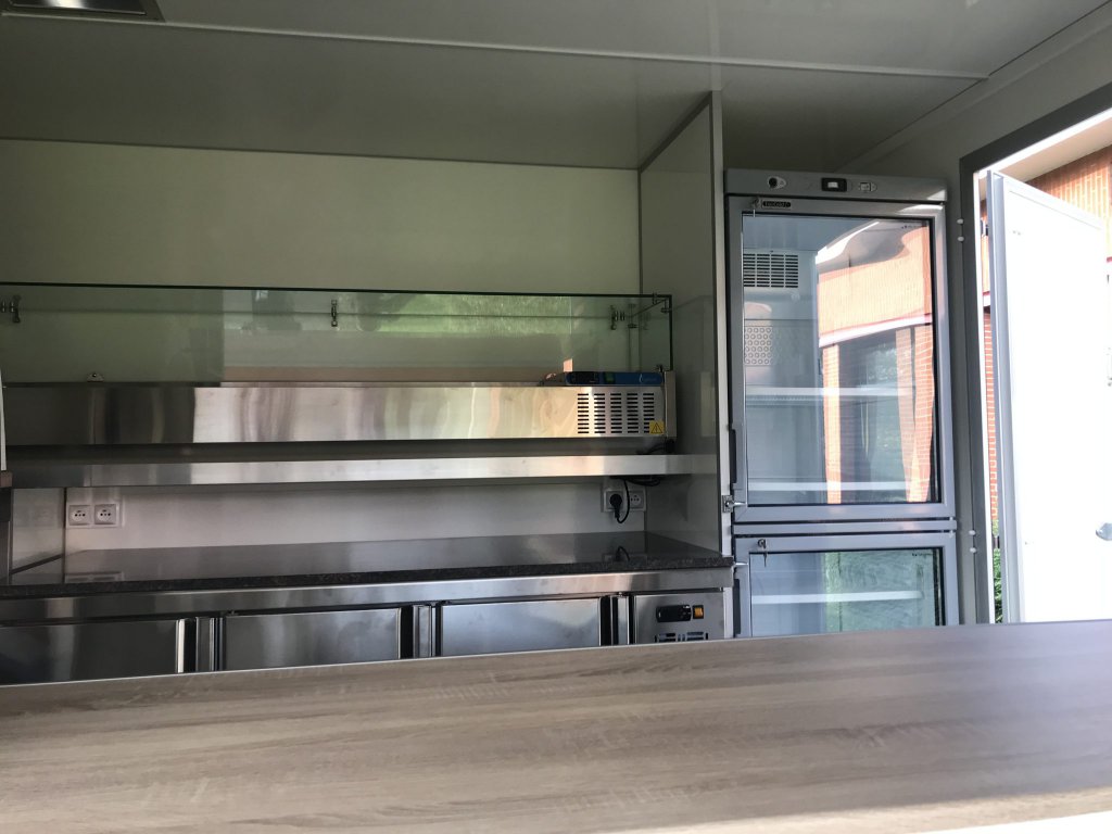 Le Pizzaiolo Hermann camion ford transit access pizza bois